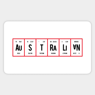 Australian - Periodic Table of Elements Magnet